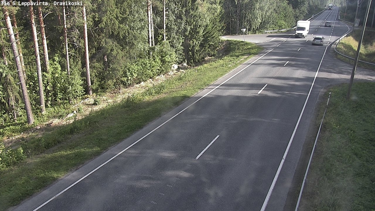 Kelikamerat Kuva Tie 5 Leppävirta, Oravikoski, Leppävirta, Pohjois-Savo
