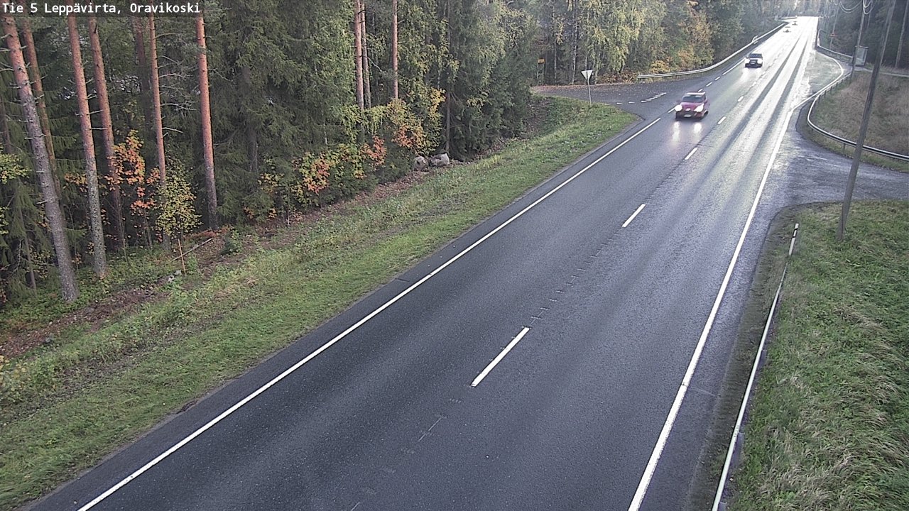 Kelikamerat Kuva Tie 5 Leppävirta, Oravikoski, Leppävirta, Pohjois-Savo