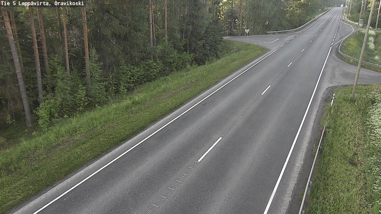 Kelikamerat Kuva Tie 5 Leppävirta, Oravikoski, Leppävirta, Pohjois-Savo