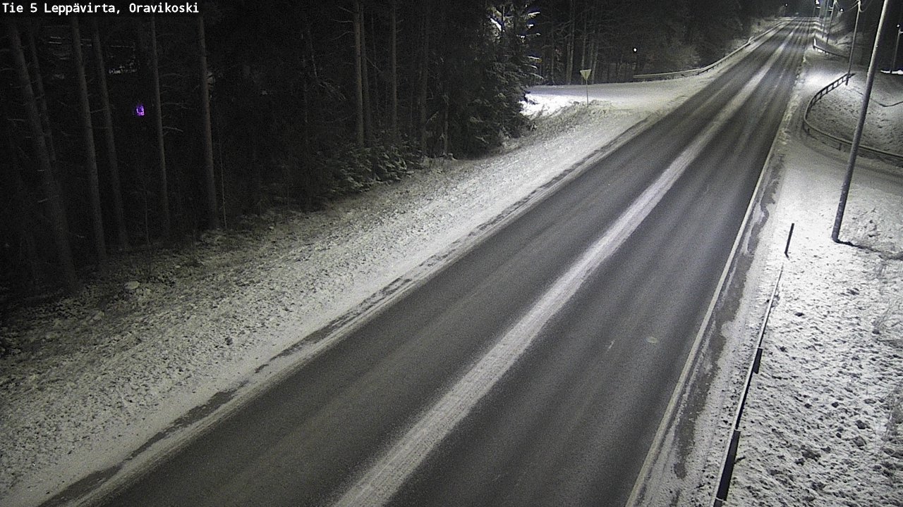 Kelikamerat Kuva Tie 5 Leppävirta, Oravikoski, Leppävirta, Pohjois-Savo