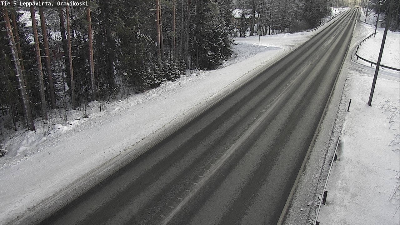 Kelikamerat Kuva Tie 5 Leppävirta, Oravikoski, Leppävirta, Pohjois-Savo