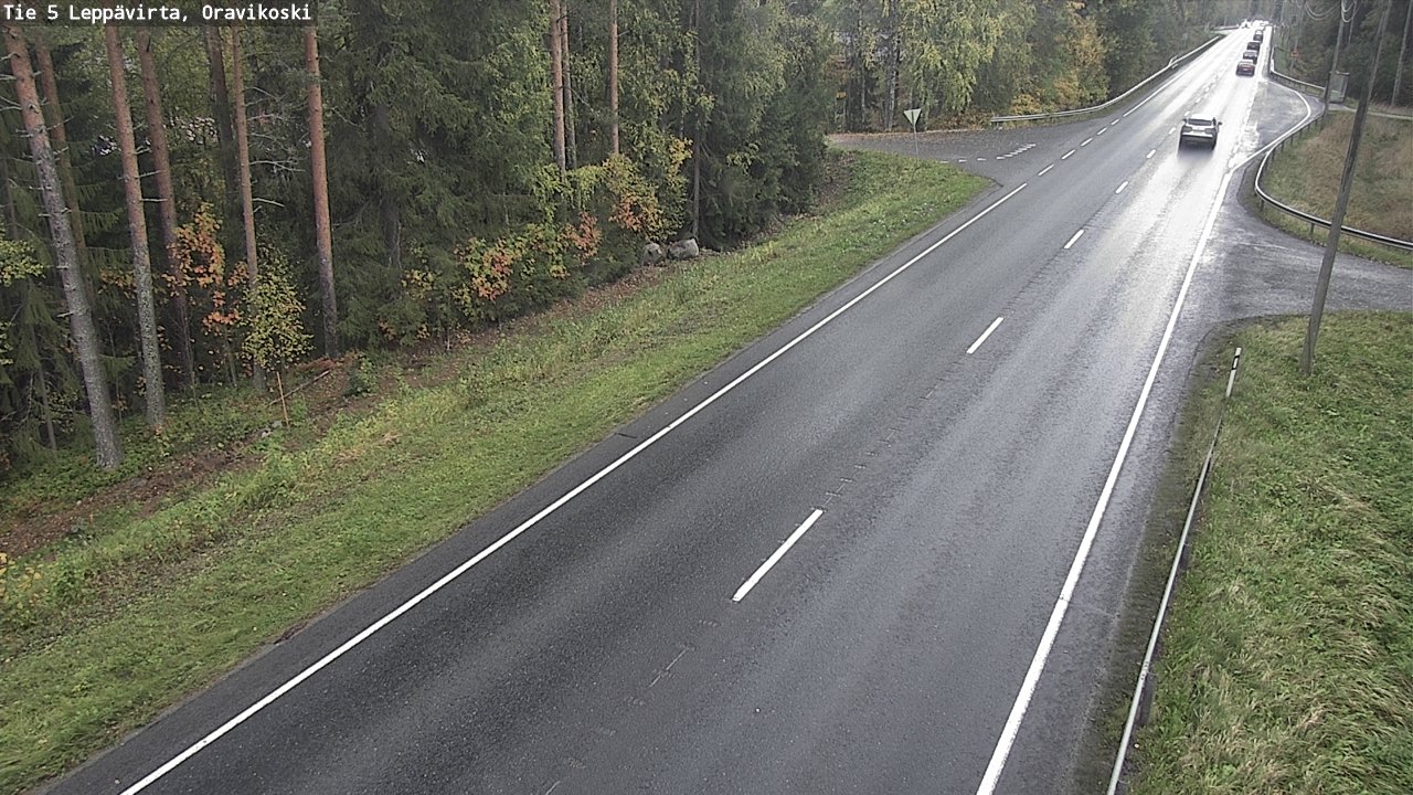 Kelikamerat Kuva Tie 5 Leppävirta, Oravikoski, Leppävirta, Pohjois-Savo