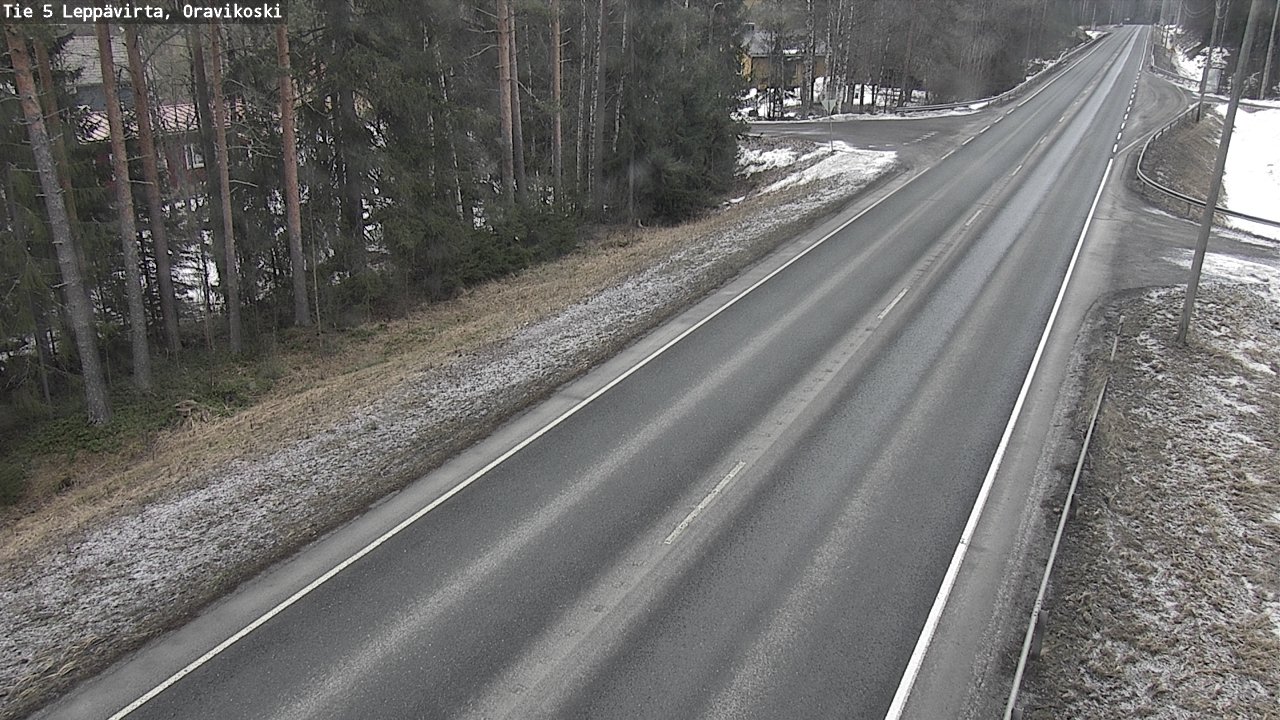 Kelikamerat Kuva Tie 5 Leppävirta, Oravikoski, Leppävirta, Pohjois-Savo