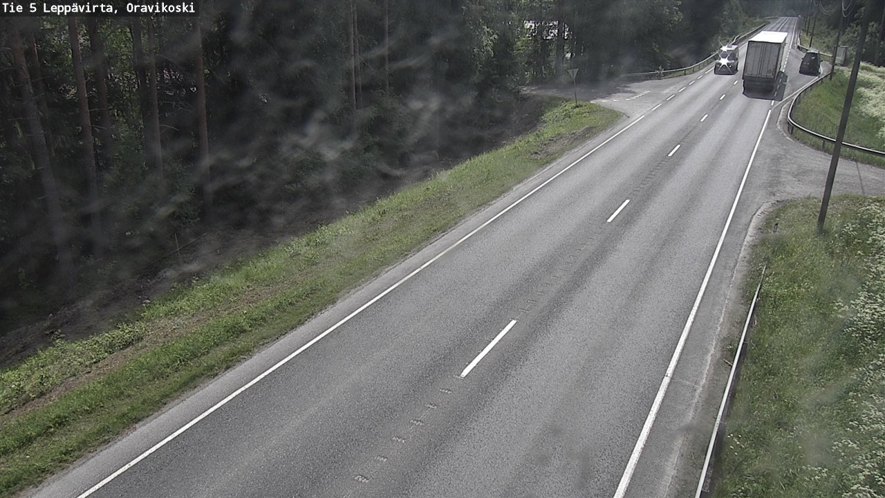 Kelikamerat Kuva Tie 5 Leppävirta, Oravikoski, Leppävirta, Pohjois-Savo