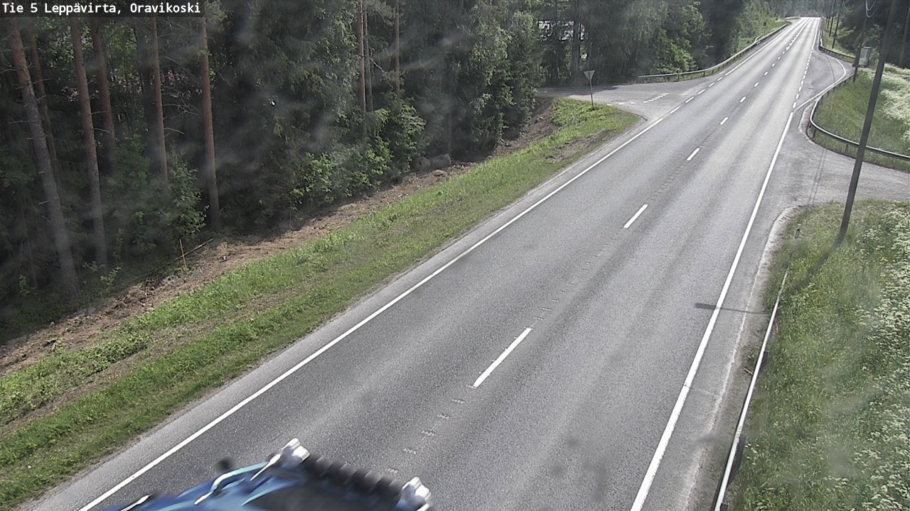 Kelikamerat Kuva Tie 5 Leppävirta, Oravikoski, Leppävirta, Pohjois-Savo