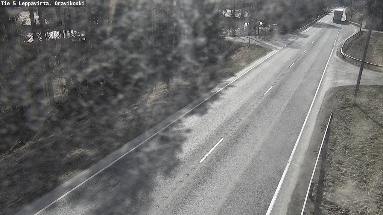 Weather Camera Image Väg 5 Leppävirta, Oravikoski, Leppävirta, Pohjois-Savo