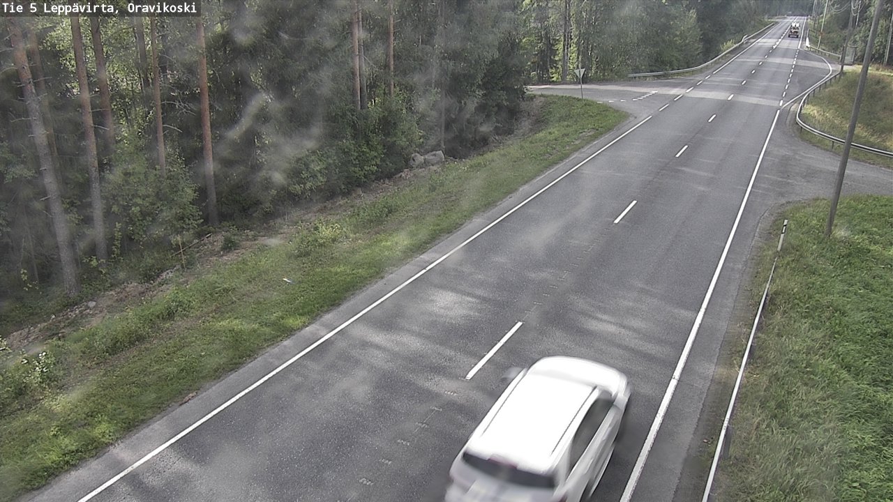 Weather Camera Image Road 5 Leppävirta, Oravikoski, Leppävirta, Pohjois-Savo