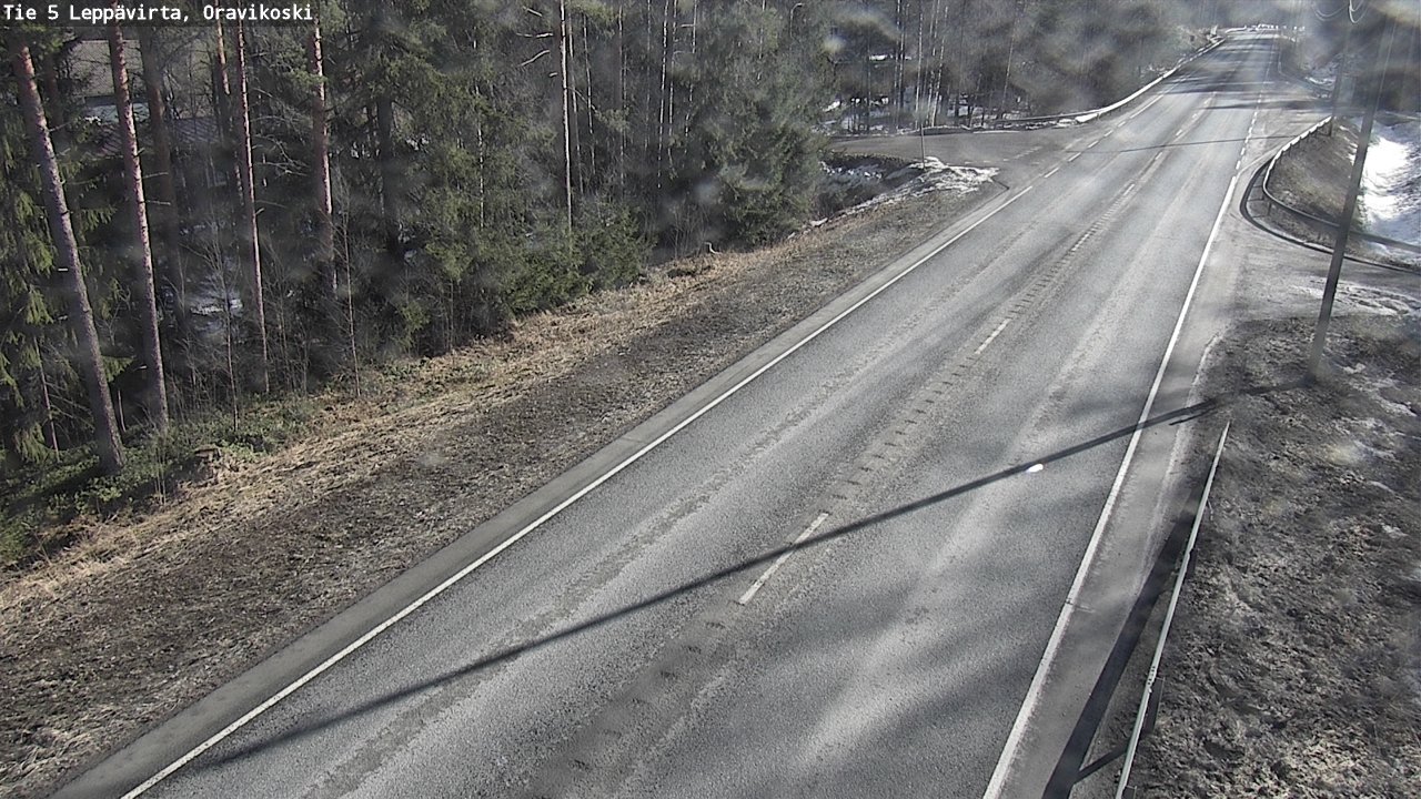 Kelikamerat Kuva Tie 5 Leppävirta, Oravikoski, Leppävirta, Pohjois-Savo