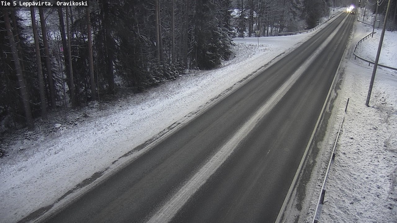 Kelikamerat Kuva Tie 5 Leppävirta, Oravikoski, Leppävirta, Pohjois-Savo