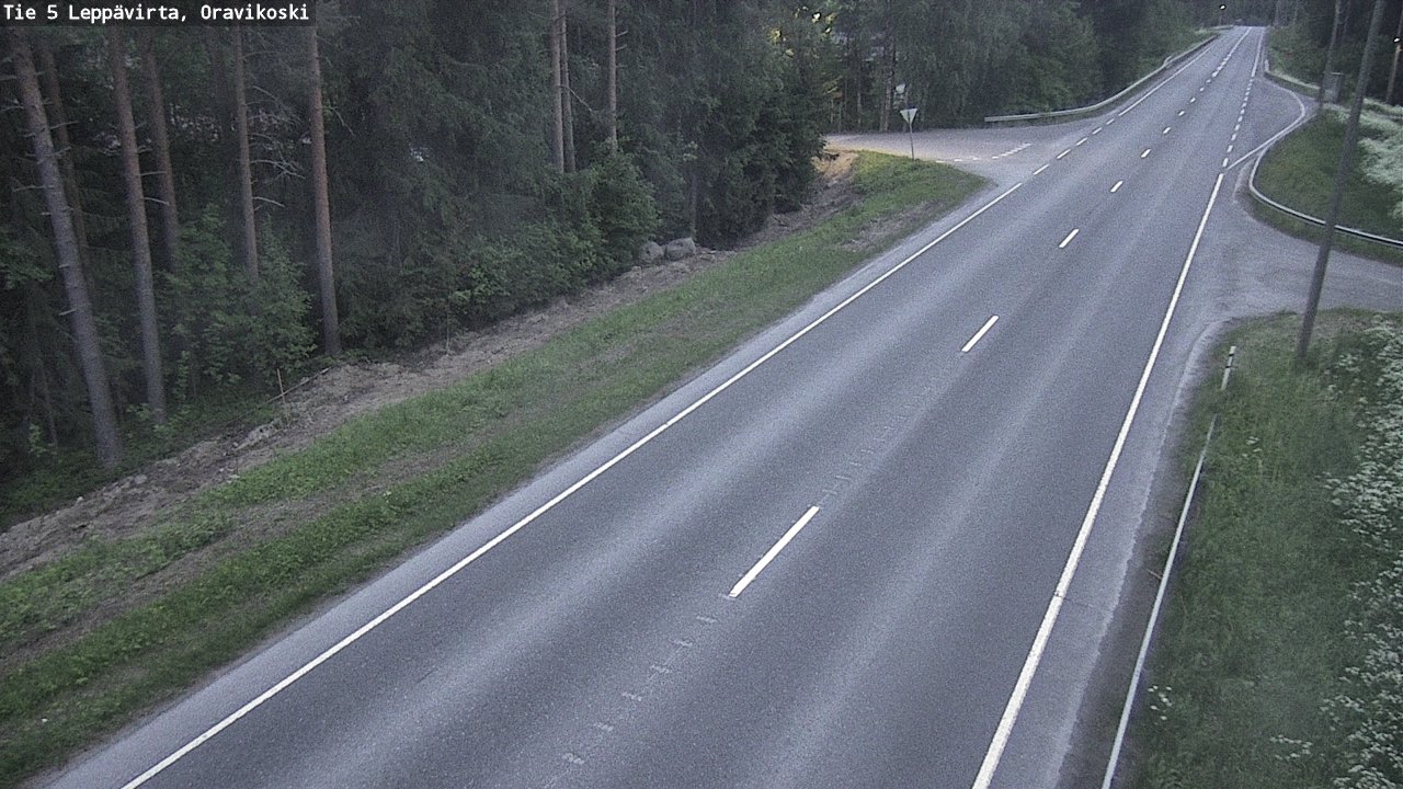 Kelikamerat Kuva Tie 5 Leppävirta, Oravikoski, Leppävirta, Pohjois-Savo