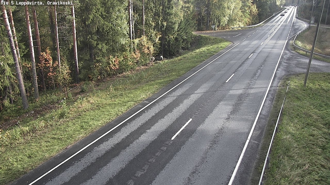 Kelikamerat Kuva Tie 5 Leppävirta, Oravikoski, Leppävirta, Pohjois-Savo