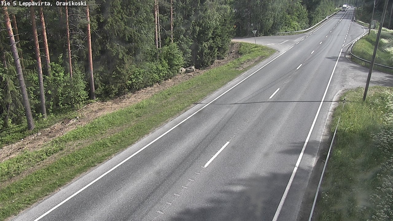Kelikamerat Kuva Tie 5 Leppävirta, Oravikoski, Leppävirta, Pohjois-Savo
