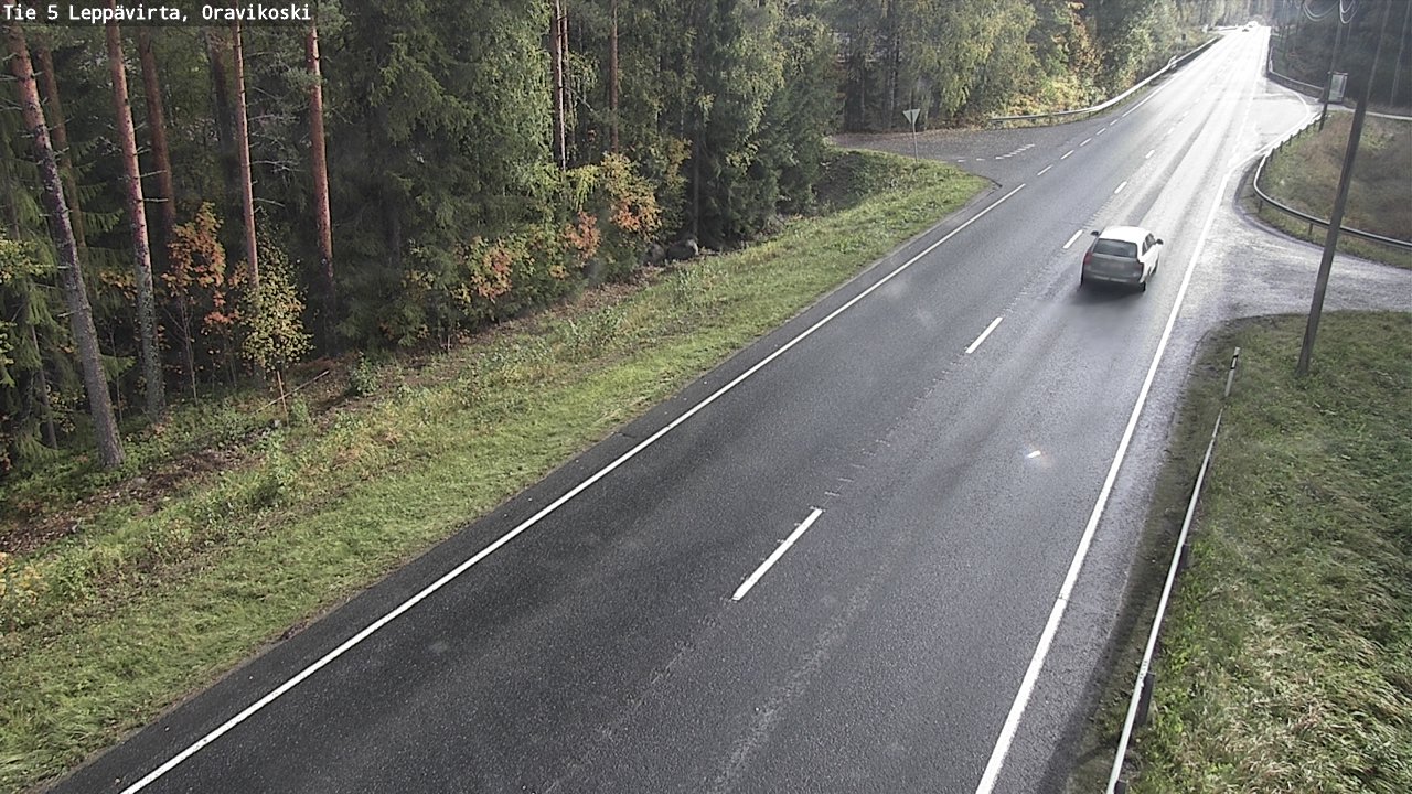 Kelikamerat Kuva Tie 5 Leppävirta, Oravikoski, Leppävirta, Pohjois-Savo