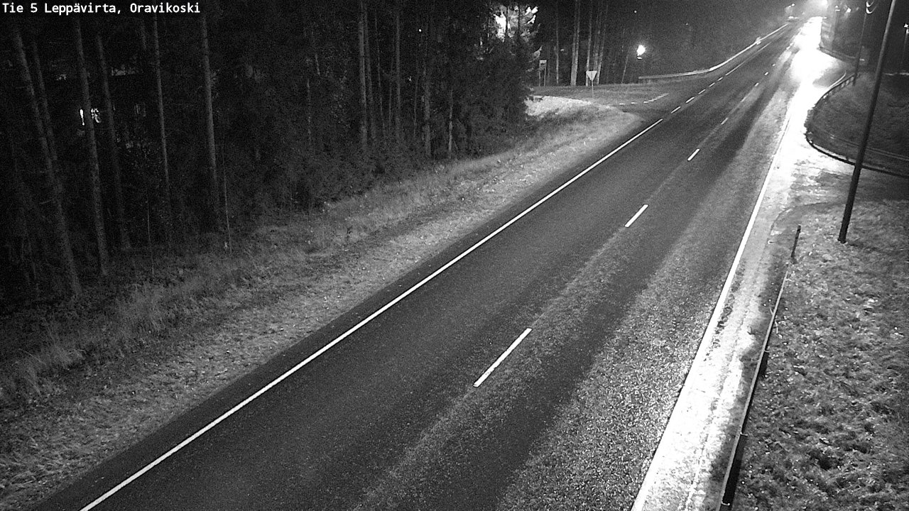 Weather Camera Image Road 5 Leppävirta, Oravikoski, Leppävirta, Pohjois-Savo
