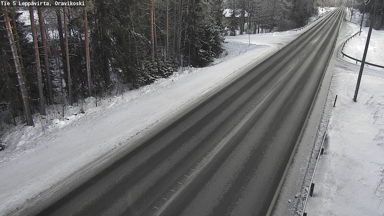 Kelikamerat Kuva Tie 5 Leppävirta, Oravikoski, Leppävirta, Pohjois-Savo