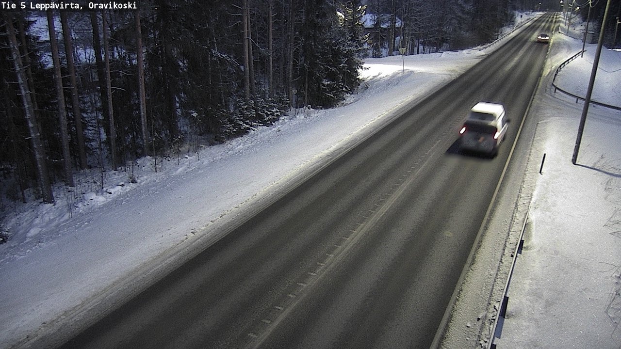 Kelikamerat Kuva Tie 5 Leppävirta, Oravikoski, Leppävirta, Pohjois-Savo
