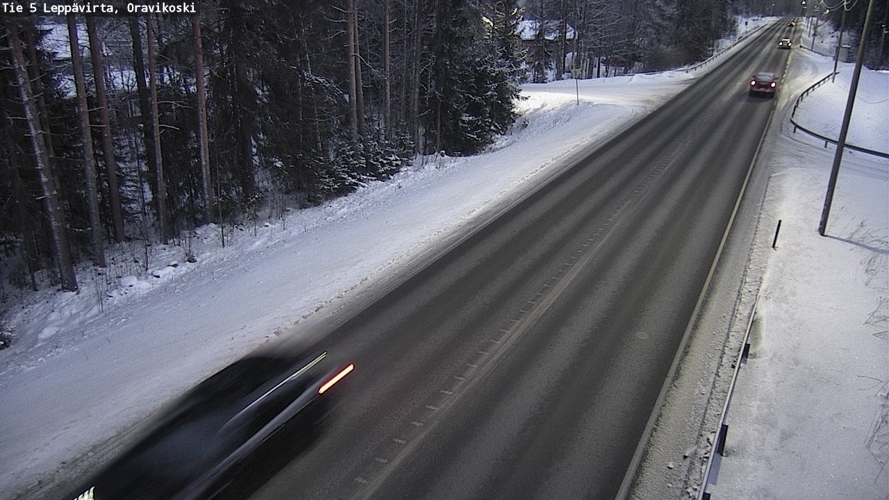 Kelikamerat Kuva Tie 5 Leppävirta, Oravikoski, Leppävirta, Pohjois-Savo