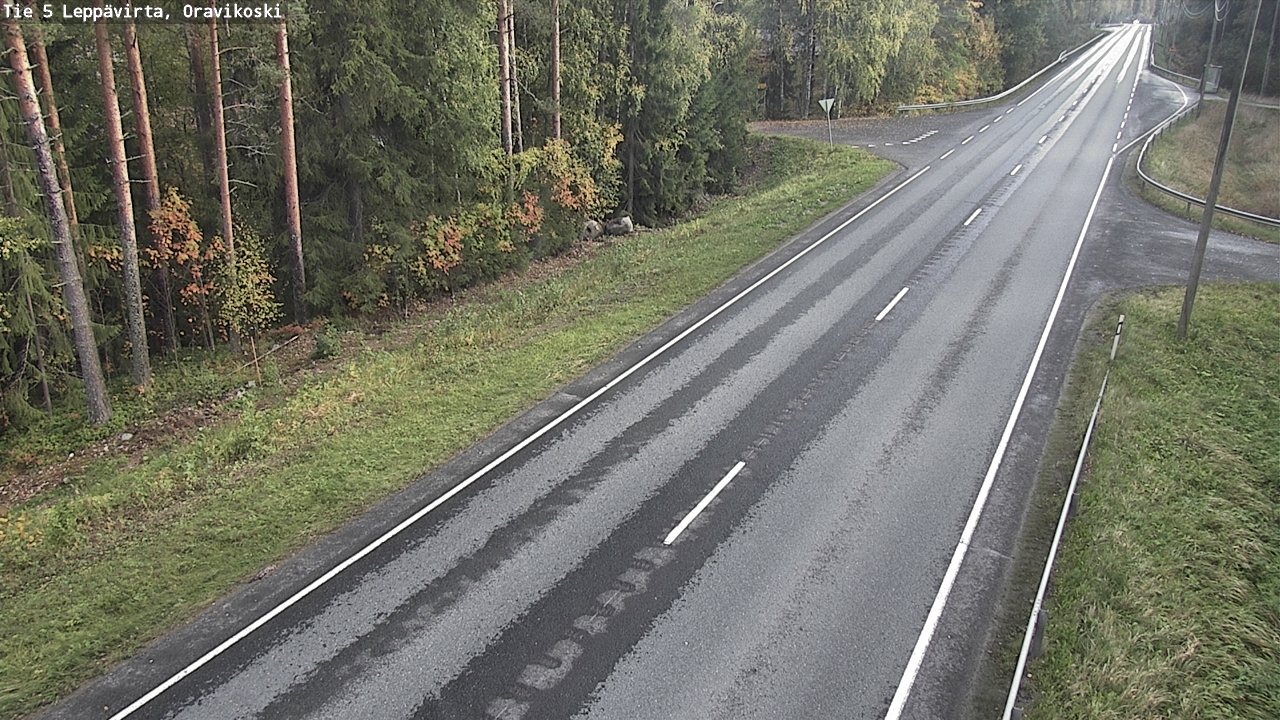 Kelikamerat Kuva Tie 5 Leppävirta, Oravikoski, Leppävirta, Pohjois-Savo