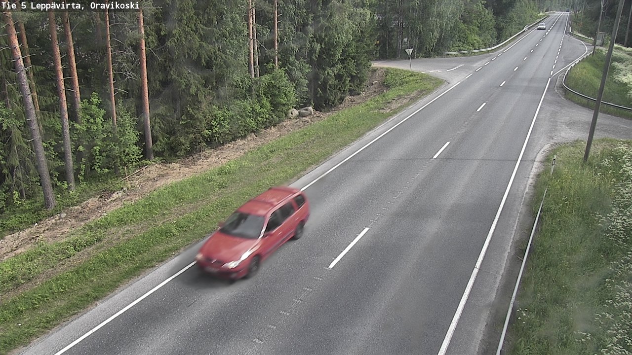 Kelikamerat Kuva Tie 5 Leppävirta, Oravikoski, Leppävirta, Pohjois-Savo