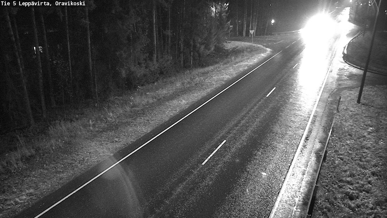 Weather Camera Image Road 5 Leppävirta, Oravikoski, Leppävirta, Pohjois-Savo