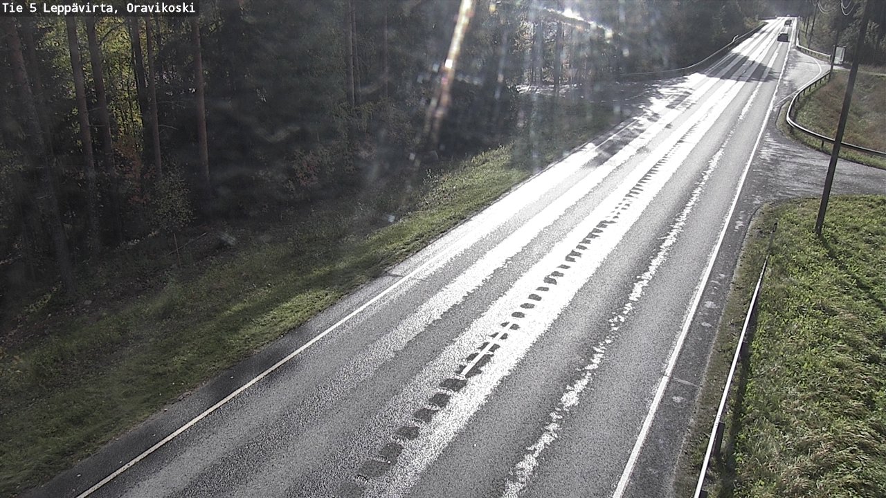 Weather Camera Image Road 5 Leppävirta, Oravikoski, Leppävirta, Pohjois-Savo