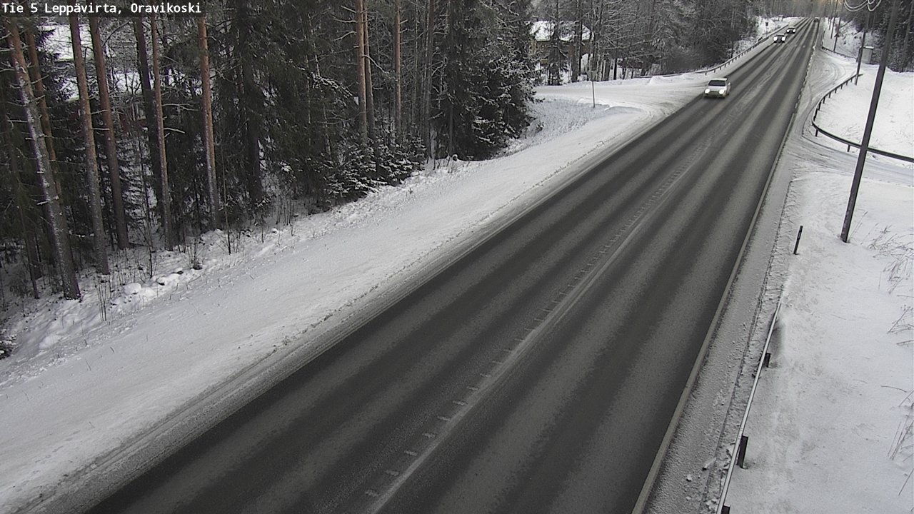Kelikamerat Kuva Tie 5 Leppävirta, Oravikoski, Leppävirta, Pohjois-Savo