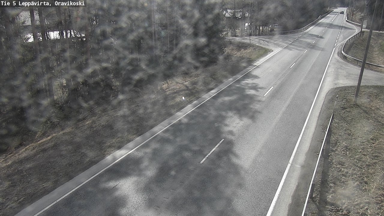 Weather Camera Image Väg 5 Leppävirta, Oravikoski, Leppävirta, Pohjois-Savo