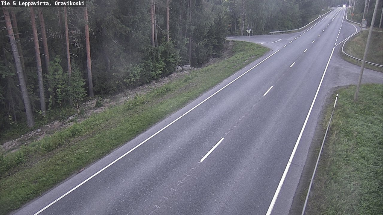 Kelikamerat Kuva Tie 5 Leppävirta, Oravikoski, Leppävirta, Pohjois-Savo