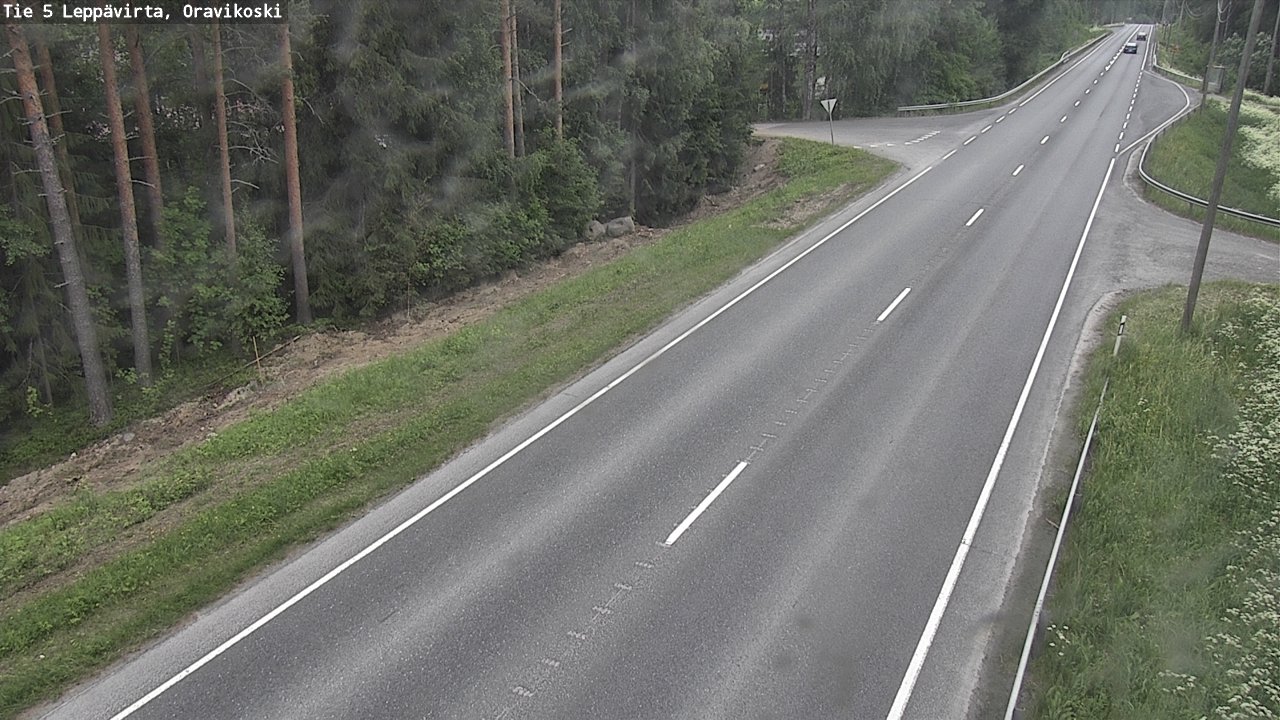 Kelikamerat Kuva Tie 5 Leppävirta, Oravikoski, Leppävirta, Pohjois-Savo