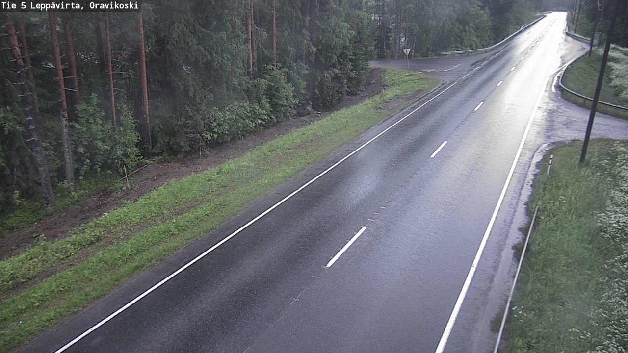 Kelikamerat Kuva Tie 5 Leppävirta, Oravikoski, Leppävirta, Pohjois-Savo