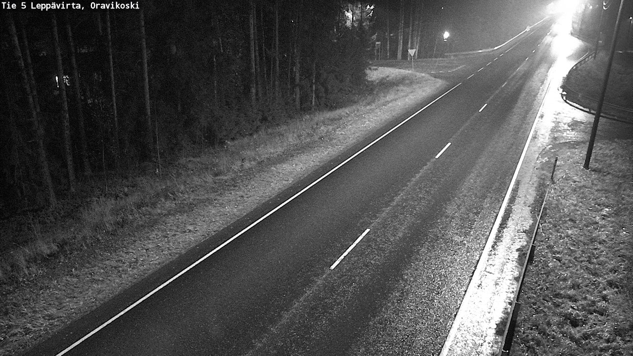Weather Camera Image Road 5 Leppävirta, Oravikoski, Leppävirta, Pohjois-Savo