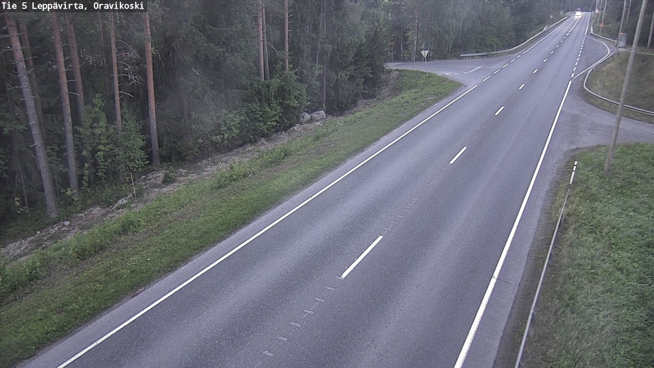 Kelikamerat Kuva Tie 5 Leppävirta, Oravikoski, Leppävirta, Pohjois-Savo
