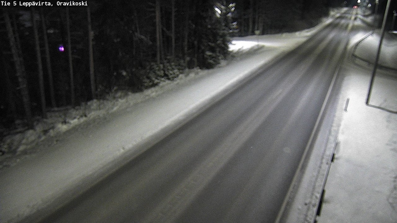 Weather Camera Image Road 5 Leppävirta, Oravikoski, Leppävirta, Pohjois-Savo