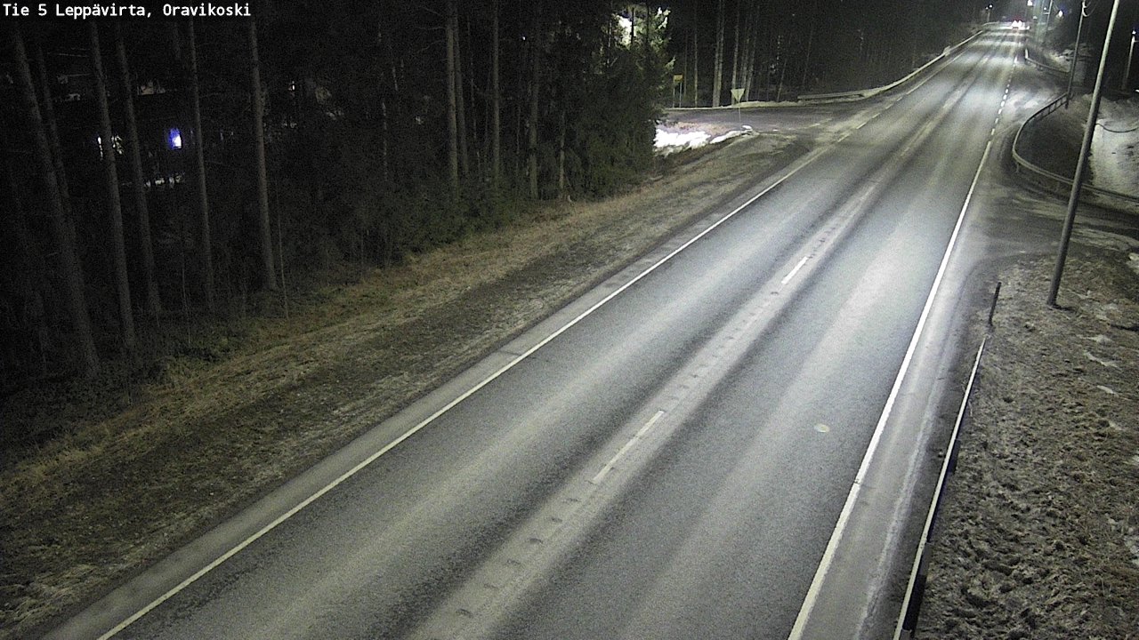 Kelikamerat Kuva Tie 5 Leppävirta, Oravikoski, Leppävirta, Pohjois-Savo