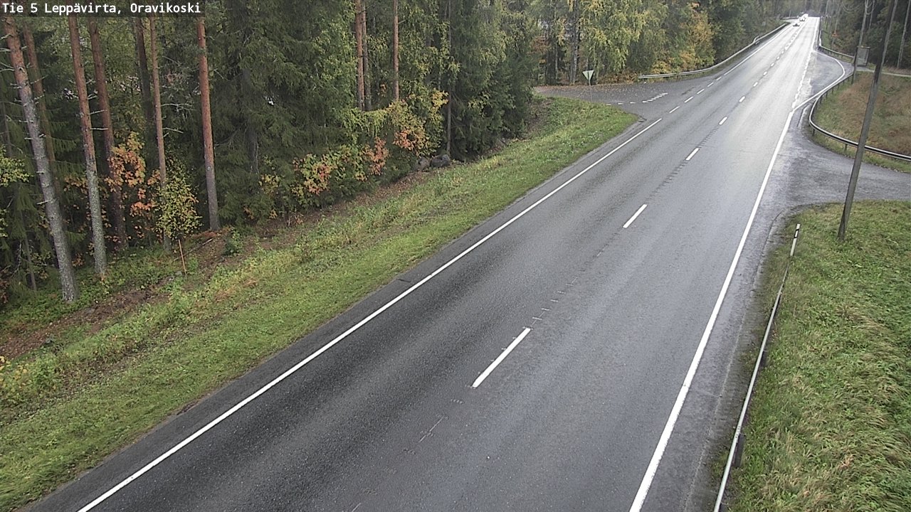 Kelikamerat Kuva Tie 5 Leppävirta, Oravikoski, Leppävirta, Pohjois-Savo