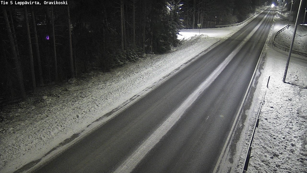 Kelikamerat Kuva Tie 5 Leppävirta, Oravikoski, Leppävirta, Pohjois-Savo