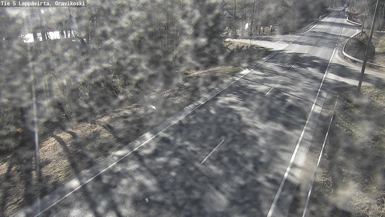 Weather Camera Image Väg 5 Leppävirta, Oravikoski, Leppävirta, Pohjois-Savo