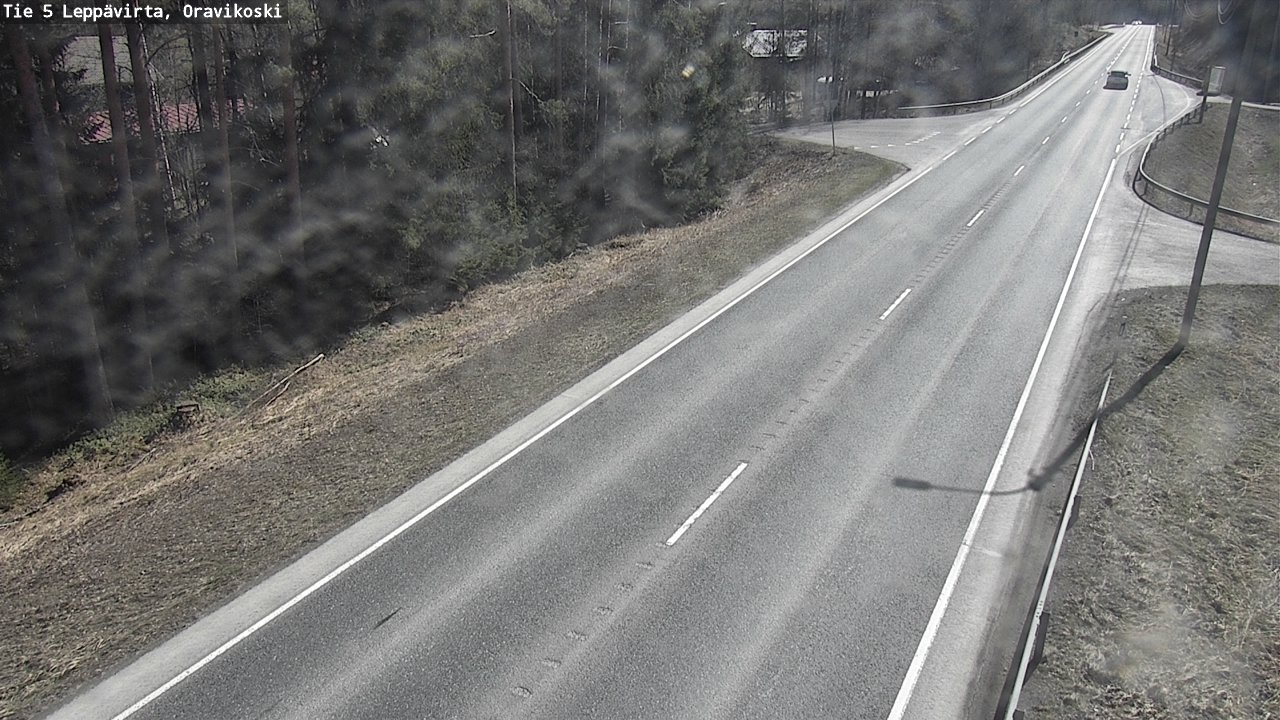 Weather Camera Image Väg 5 Leppävirta, Oravikoski, Leppävirta, Pohjois-Savo
