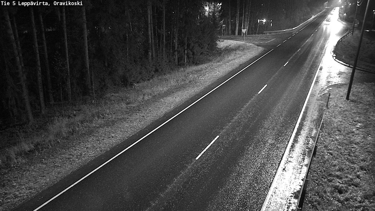 Weather Camera Image Väg 5 Leppävirta, Oravikoski, Leppävirta, Pohjois-Savo