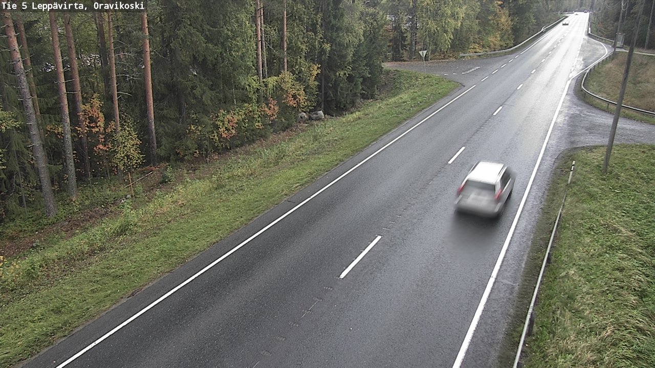 Kelikamerat Kuva Tie 5 Leppävirta, Oravikoski, Leppävirta, Pohjois-Savo