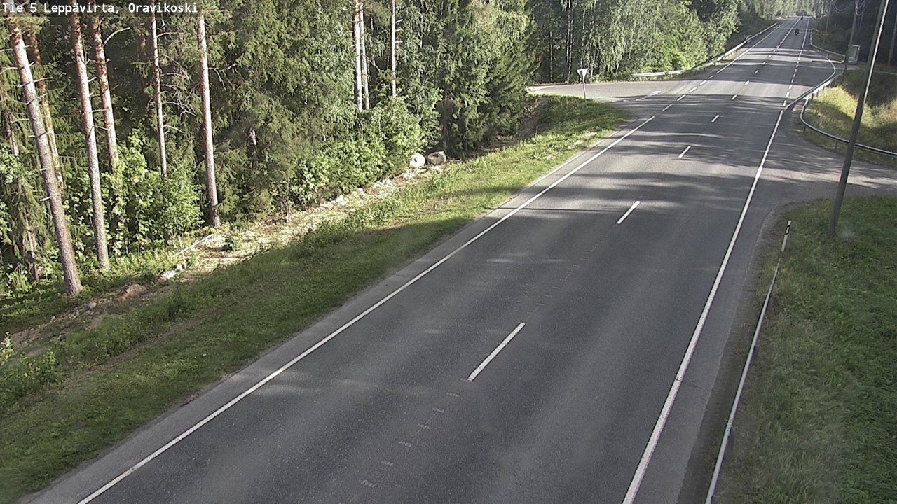 Kelikamerat Kuva Tie 5 Leppävirta, Oravikoski, Leppävirta, Pohjois-Savo