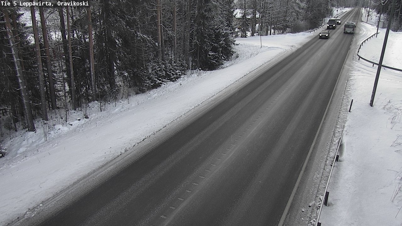 Kelikamerat Kuva Tie 5 Leppävirta, Oravikoski, Leppävirta, Pohjois-Savo