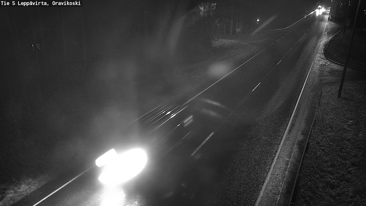 Weather Camera Image Road 5 Leppävirta, Oravikoski, Leppävirta, Pohjois-Savo