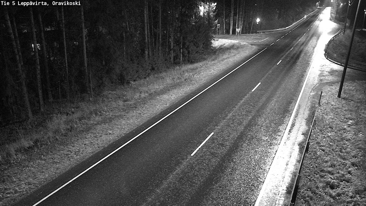 Weather Camera Image Road 5 Leppävirta, Oravikoski, Leppävirta, Pohjois-Savo