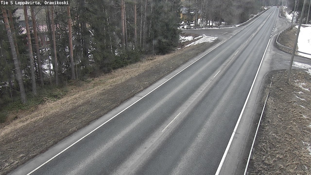 Kelikamerat Kuva Tie 5 Leppävirta, Oravikoski, Leppävirta, Pohjois-Savo