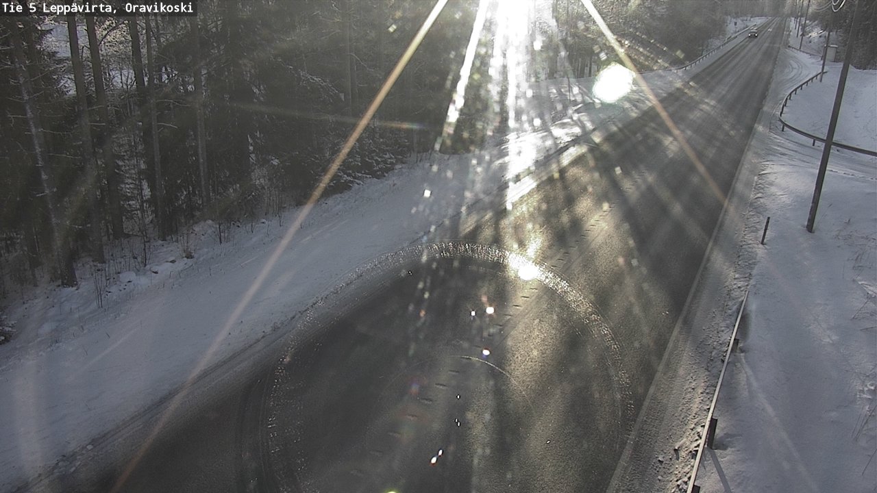 Kelikamerat Kuva Tie 5 Leppävirta, Oravikoski, Leppävirta, Pohjois-Savo