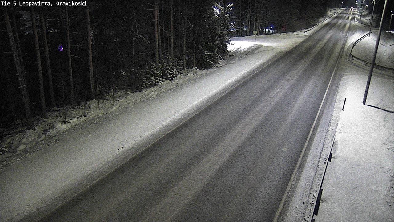 Weather Camera Image Road 5 Leppävirta, Oravikoski, Leppävirta, Pohjois-Savo