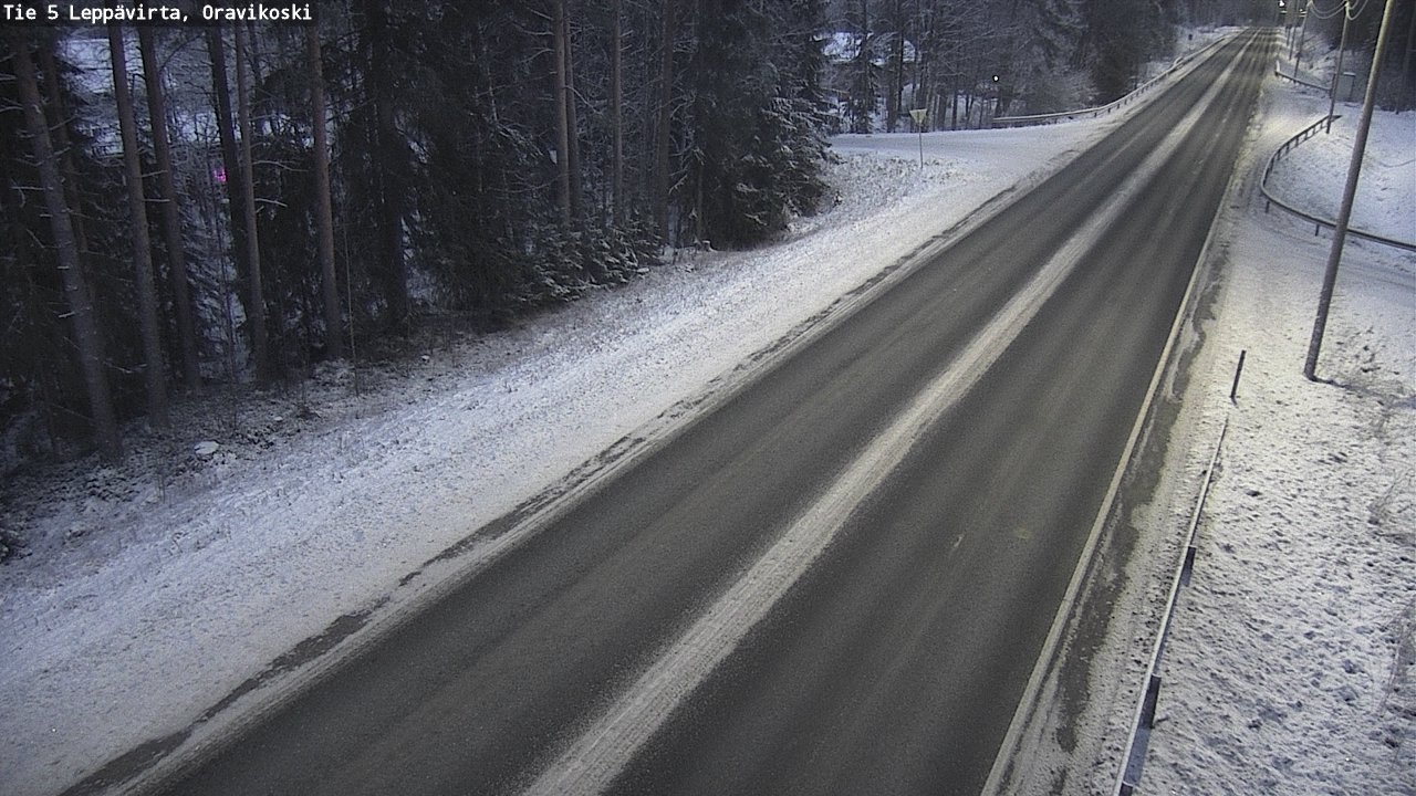 Kelikamerat Kuva Tie 5 Leppävirta, Oravikoski, Leppävirta, Pohjois-Savo