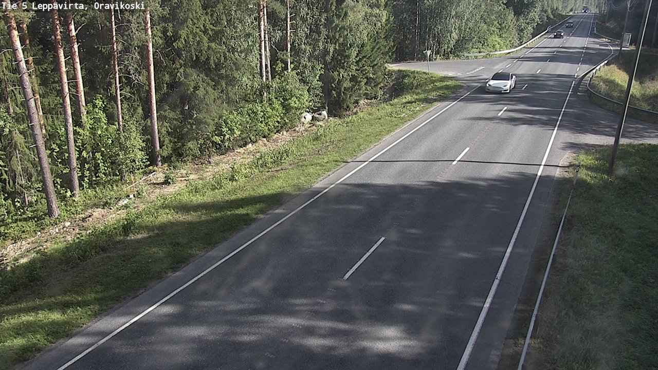 Kelikamerat Kuva Tie 5 Leppävirta, Oravikoski, Leppävirta, Pohjois-Savo