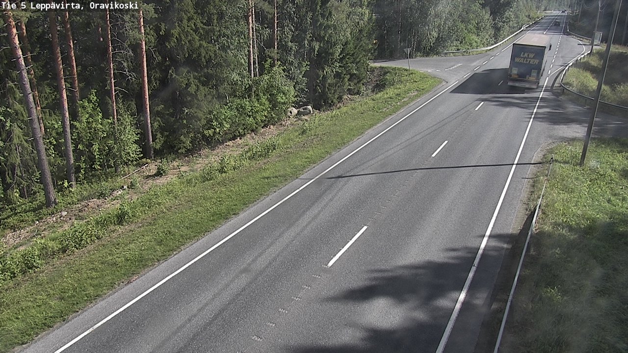 Kelikamerat Kuva Tie 5 Leppävirta, Oravikoski, Leppävirta, Pohjois-Savo